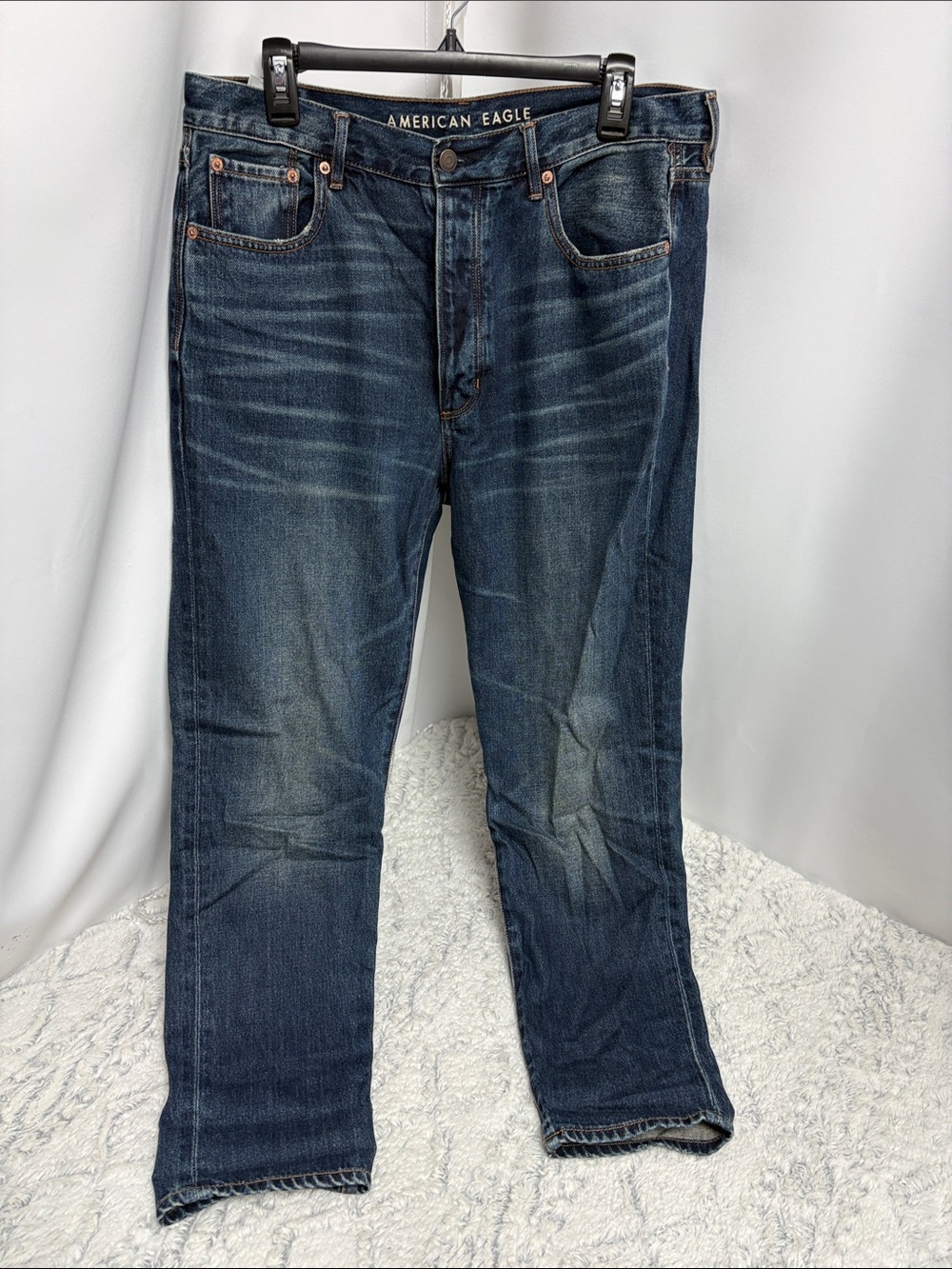 American Eagle Outfitters Women’s Dark Indigo High-Rise Jeans